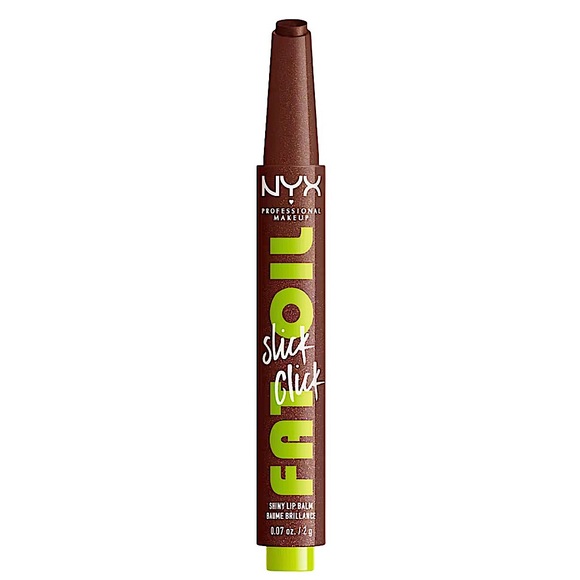 3/$10 NYX 12 Trending Topic Fat Oil Slick Click Shiny Lip Balm - Picture 1 of 3